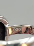 Canadian Eye Of Odin Sapphire Ring in .925 Sterling Silver (Size 7.75)