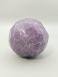 Faceted Lepidolite Sphere