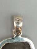 Canadian Ammolite Pendant Set in .925 Sterling Silver