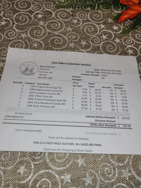 15662 RDGS September 24th 2025 Live