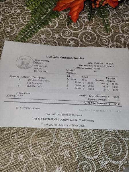 15809 RDGS September 27th 2025 Live