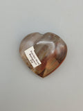 Petrified Wood Heart Carving