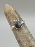 Canadian Eye Of Odin Sapphire Ring in .925 Sterling Silver (Size 6.75)