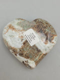 Canadian Vesuvianite & Grossular Garnet Heart Carving Bugaboos, B.C.