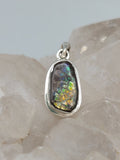Canadian Ammolite Pendant Set in .925 Sterling Silver