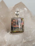 Canadian Ammolite Pendant Set in .925 Sterling Silver
