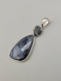 Canadian Eye Of Odin Sapphire Pendant in .925 Sterling Silver