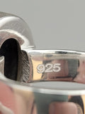Canadian Eye Of Odin Sapphire Ring in .925 Sterling Silver (Size 6.75)