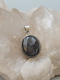 Canadian Eye Of Odin Sapphire Pendant in .925 Sterling Silver