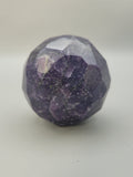 Faceted Lepidolite Sphere