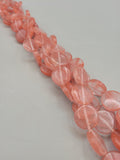 Cherry Quartz Circle Bead Strand ❤️