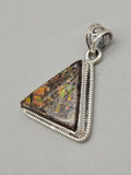 Canadian Ammolite Pendant Set in .925 Sterling Silver