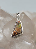 Canadian Ammolite Pendant Set in .925 Sterling Silver