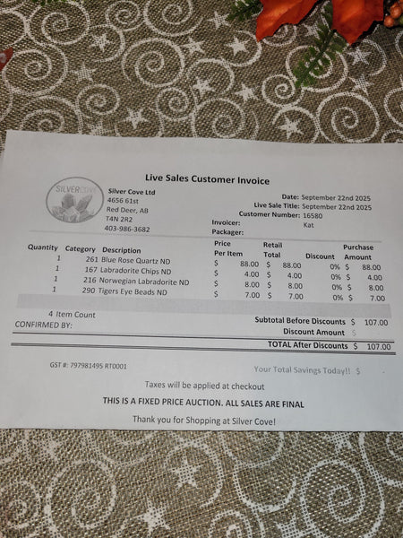 16580 September 22nd 2025 Live