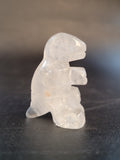Clear Quartz Dinosaur Carving
