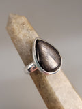 Canadian Eye Of Odin Sapphire Ring in .925 Sterling Silver (Size 7.5)