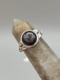 Canadian Eye Of Odin Sapphire Ring in .925 Sterling Silver (Size 5.5)