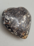 Canadian Staurolite & Garnet Heart Carving Kinbasket, B.C.