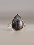 Canadian Eye Of Odin Sapphire Ring in .925 Sterling Silver (Size 6.75)