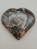 Canadian Staurolite & Garnet Heart Carving Kinbasket, B.C.