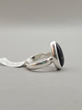 Canadian Eye Of Odin Sapphire Ring in .925 Sterling Silver (Size 6.5)