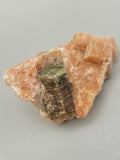 Apatite in Salmon Calcite Otter Lake, QC