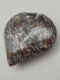Canadian Staurolite & Garnet Heart Carving Kinbasket, B.C.