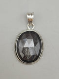Canadian Eye Of Odin Sapphire Pendant in .925 Sterling Silver