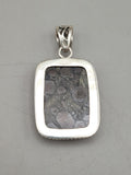 Canadian Staurolite And Garnet Pendant Set in .925 Sterling Silver