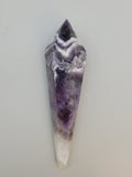 Chevron Amethyst Wand