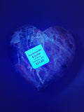 Canadian Hackmanite & Ijolite Heart Carving~Ice River Complex, BC