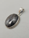 Canadian Eye Of Odin Sapphire Pendant in .925 Sterling Silver