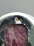 Canadian Rossmanite Tourmaline Pendant Set in .925 Sterling Silver