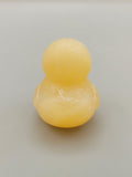 Orange Calcite Duck Carving ❤️