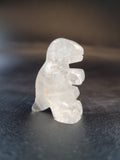 Clear Quartz Dinosaur Carving