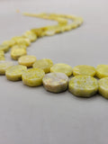 Serpentine Bead Strands(flat round)❤️