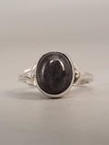 Canadian Eye Of Odin Sapphire Ring in .925 Sterling Silver (Size 8.75)
