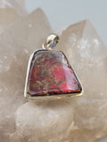 Canadian Ammolite Pendant Set in .925 Sterling Silver