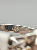 Canadian Eye Of Odin Sapphire Ring in .925 Sterling Silver (Size 5.5)