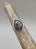 Canadian Eye Of Odin Sapphire Ring in .925 Sterling Silver (Size 8.75)