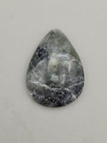 Canadian Hackmanite & Ijolite Cabochon~Ice River Complex, BC