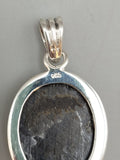 Canadian Eye Of Odin Sapphire Pendant in .925 Sterling Silver