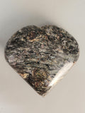Canadian Staurolite & Garnet Heart Carving Kinbasket, B.C.