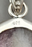 Canadian Rossmanite Tourmaline Pendant Set in .925 Sterling Silver