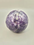 Faceted Lepidolite Sphere