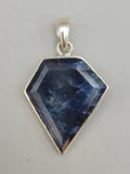 Canadian Eye Of Odin Sapphire Pendant in .925 Sterling Silver