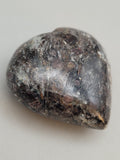 Canadian Staurolite & Garnet Heart Carving Kinbasket, B.C.