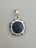 Canadian Eye Of Odin Sapphire Pendant in .925 Sterling Silver