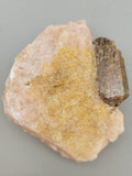 Apatite in Salmon Calcite Otter Lake, QC