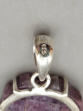 Canadian Rossmanite Tourmaline Pendant Set in .925 Sterling Silver